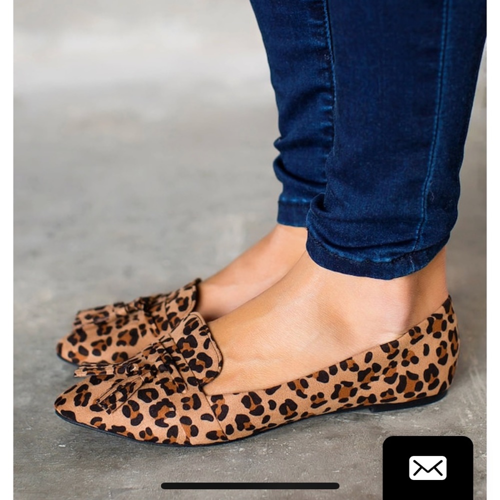 Brand new leopard flats